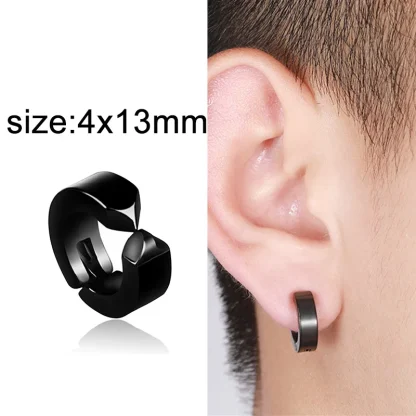 Clip-On Earrings with Hanging Cross Design - Image 10