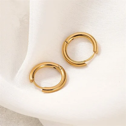 Elegant Simple Hoop Earrings for Women