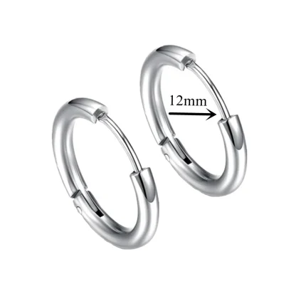 Spike Dangle Earrings with Hoop Design - Image 8