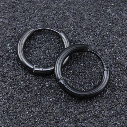 Elegant Simple Hoop Earrings for Women - Image 5