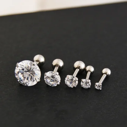 Luxury Stud Earrings with Bling Design - Image 10