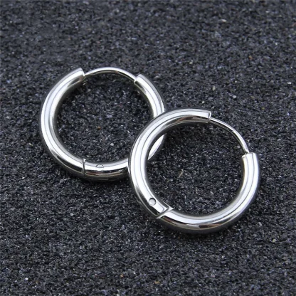 Elegant Simple Hoop Earrings for Women - Image 6
