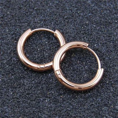 Elegant Simple Hoop Earrings for Women - Image 4
