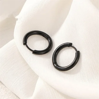 Elegant Simple Hoop Earrings for Women - Image 10