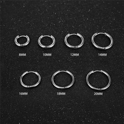 Elegant Simple Hoop Earrings for Women - Image 13