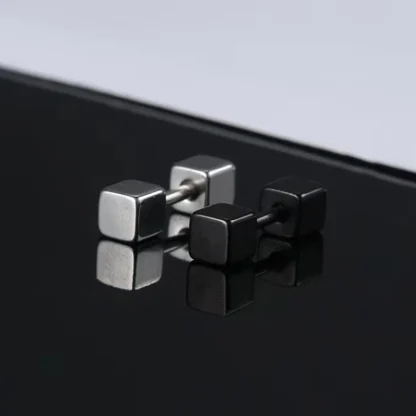 Geometric Stud Classic Mini Earrings - Image 5