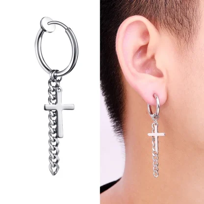 Stylish Cuff Earrings with Spike Design - Image 6