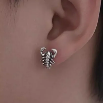 Artistic Stud Earrings with Scorpion Shape - Image 3