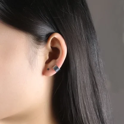 Modern Simplicity Cuff Earrings - Image 3