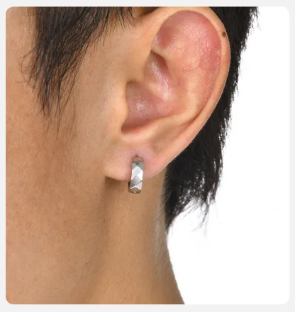 Geometric Hoop Earrings for Men and Women - Image 5