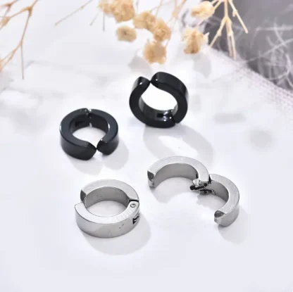 Cuff Simple Earring with Plain Color Design - Image 8