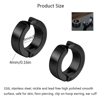 Thick Cuff Earring with Sleek Design - Image 11
