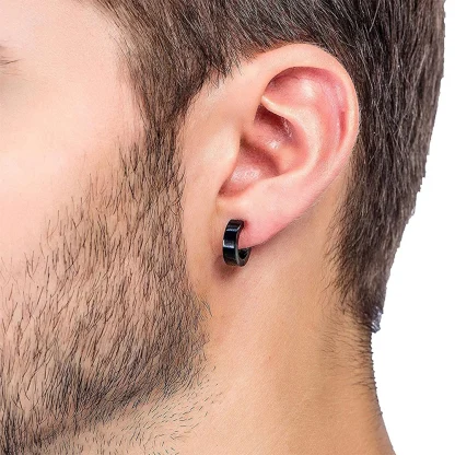 Magnetic Round Earrings for Non-piercing - Image 7