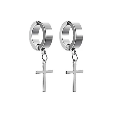 Simple Shiny Stud Earrings with Magnetic - Image 6