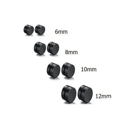 Sleek Non-piercing Earrings with Magnet - Image 5