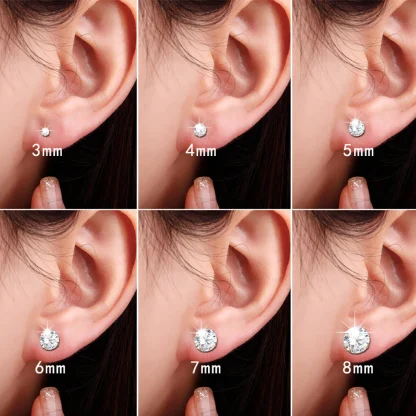 Luxury Stud Earrings with Bling Design - Image 11