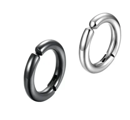 Cuff Simple Earring with Plain Color Design - Image 4