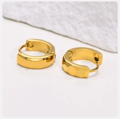 Geometric Hoop Earrings for Men and Women - Image 9