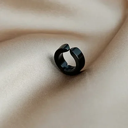 Cuff Simple Earring with Plain Color Design - Image 2