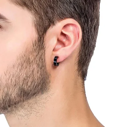 Magnetic Earrings with Solid Color Design - Image 3