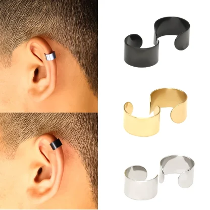 Modern Simplicity Cuff Earrings - Image 2