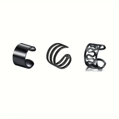 Non-Piercing Trendy Clip-On Earrings