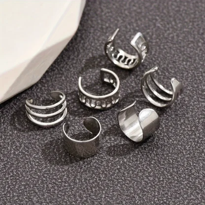 Non-Piercing Trendy Clip-On Earrings - Image 2