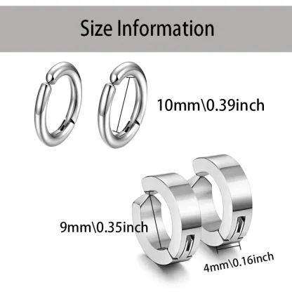 Cuff Simple Earring with Plain Color Design - Image 15