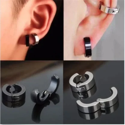 Thick Cuff Earring with Sleek Design - Image 7