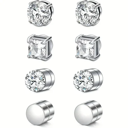 Bling Stud Earrings with Bling Design - Image 8